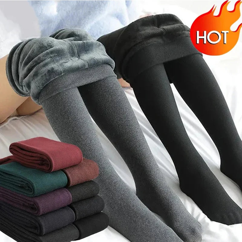 Collant polaire thermique femme