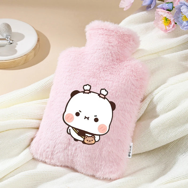 Bouillotte peluche - poche 1 litre