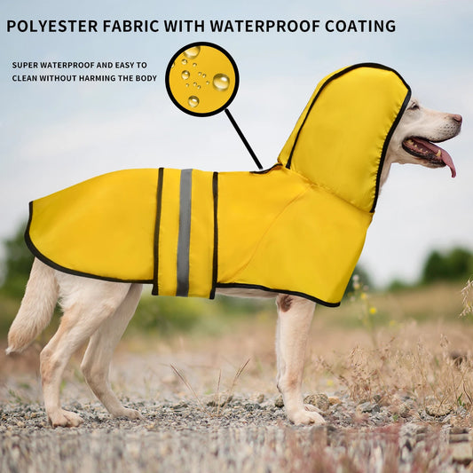 Impermeable a capuche pour chien