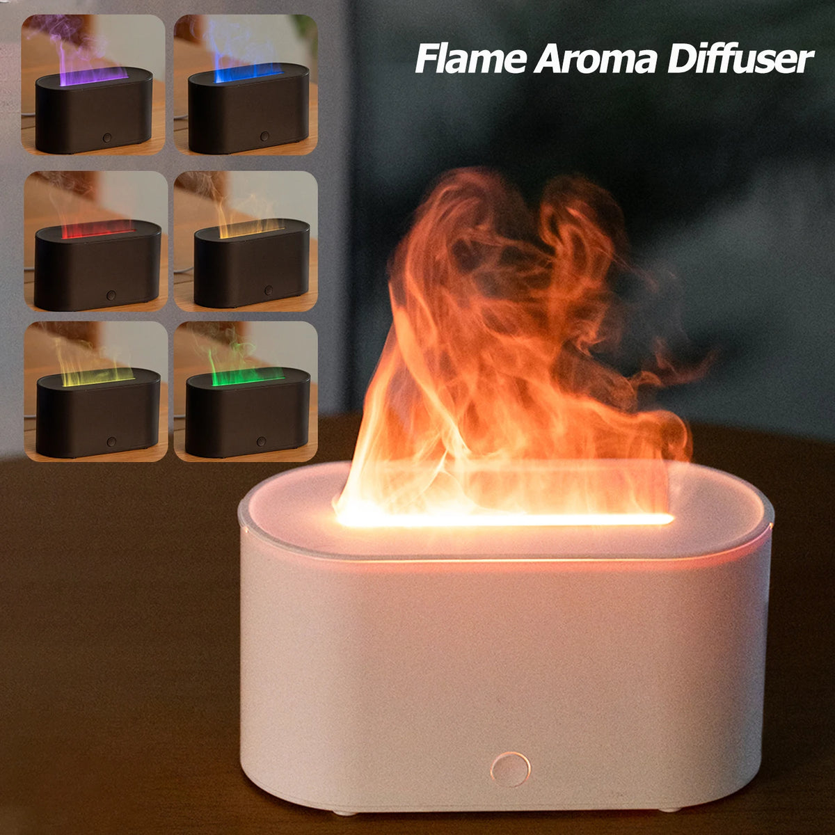 Humidificateur flamme - ambiance chambre